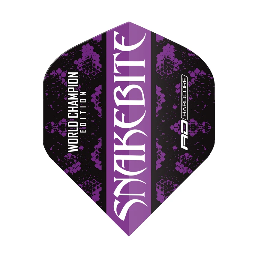 Red Dragon Peter Wright Snakebite World Champion Edition Black Strike Hardcore Dart Flights