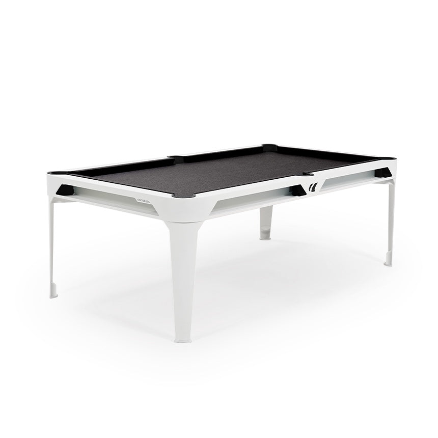 Cornilleau HYPHEN Outdoor Pool Table - White Frame / Dark Grey Cloth