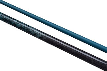 PowerGlide Ignis Carbon Black 2 Piece 57" Snooker Cue with 10mm Tip