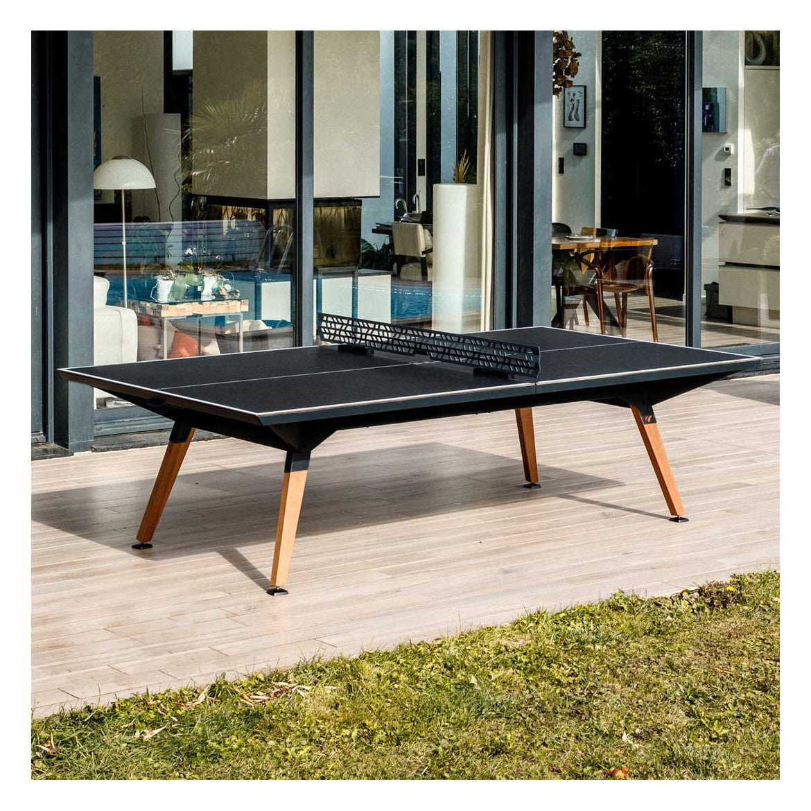 Cornilleau Lifestyle Black Outdoor Table Tennis Table