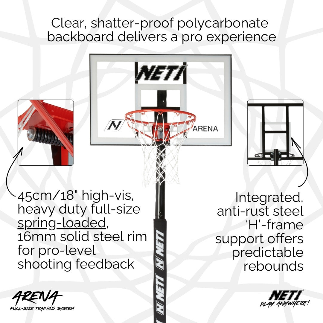 NET1 Arena Basketball Hoop