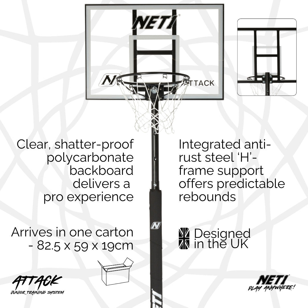 NET1 Attack Basketball Hoop