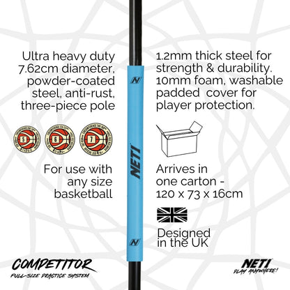 NET1 Competitor Basketball Hoop