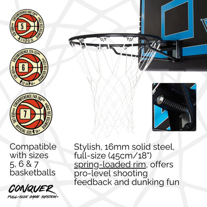 NET1 Conquer Basketball Hoop