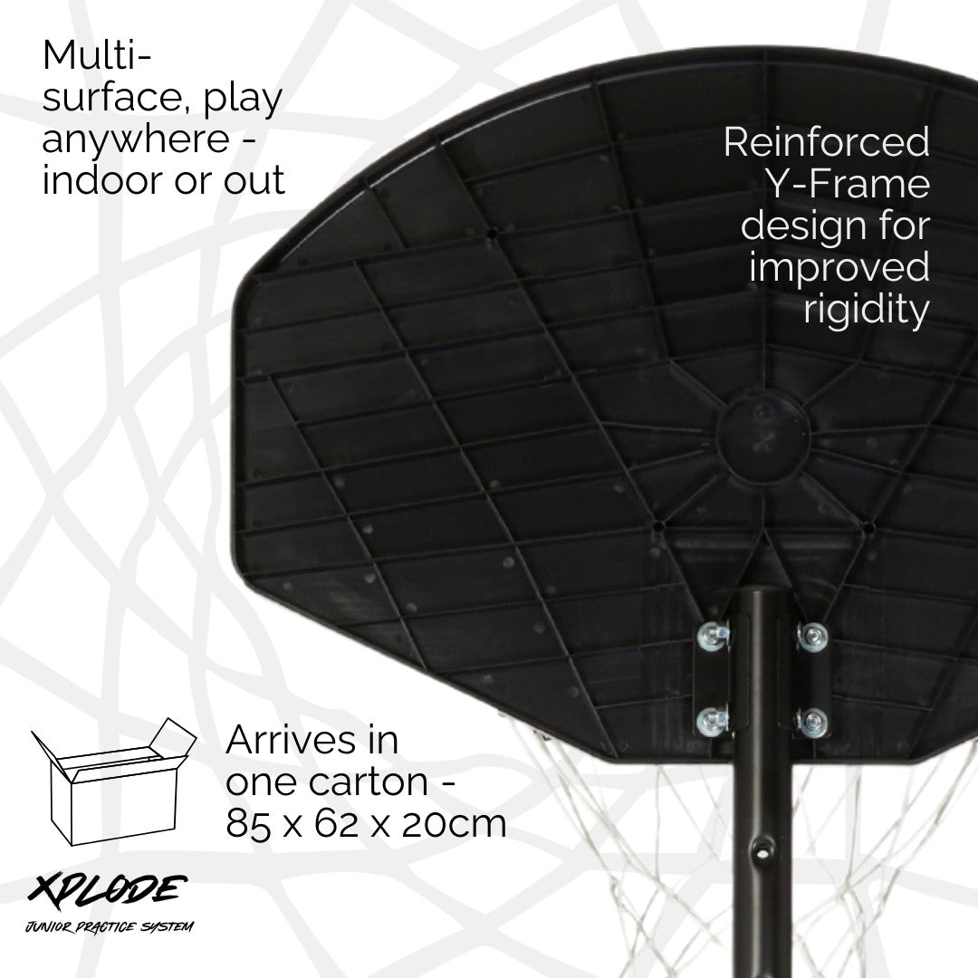 NET1 Xplode Basketball Hoop Box info