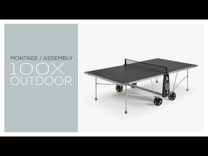 Cornilleau 100X Sport Grey Outdoor Table Tennis Table