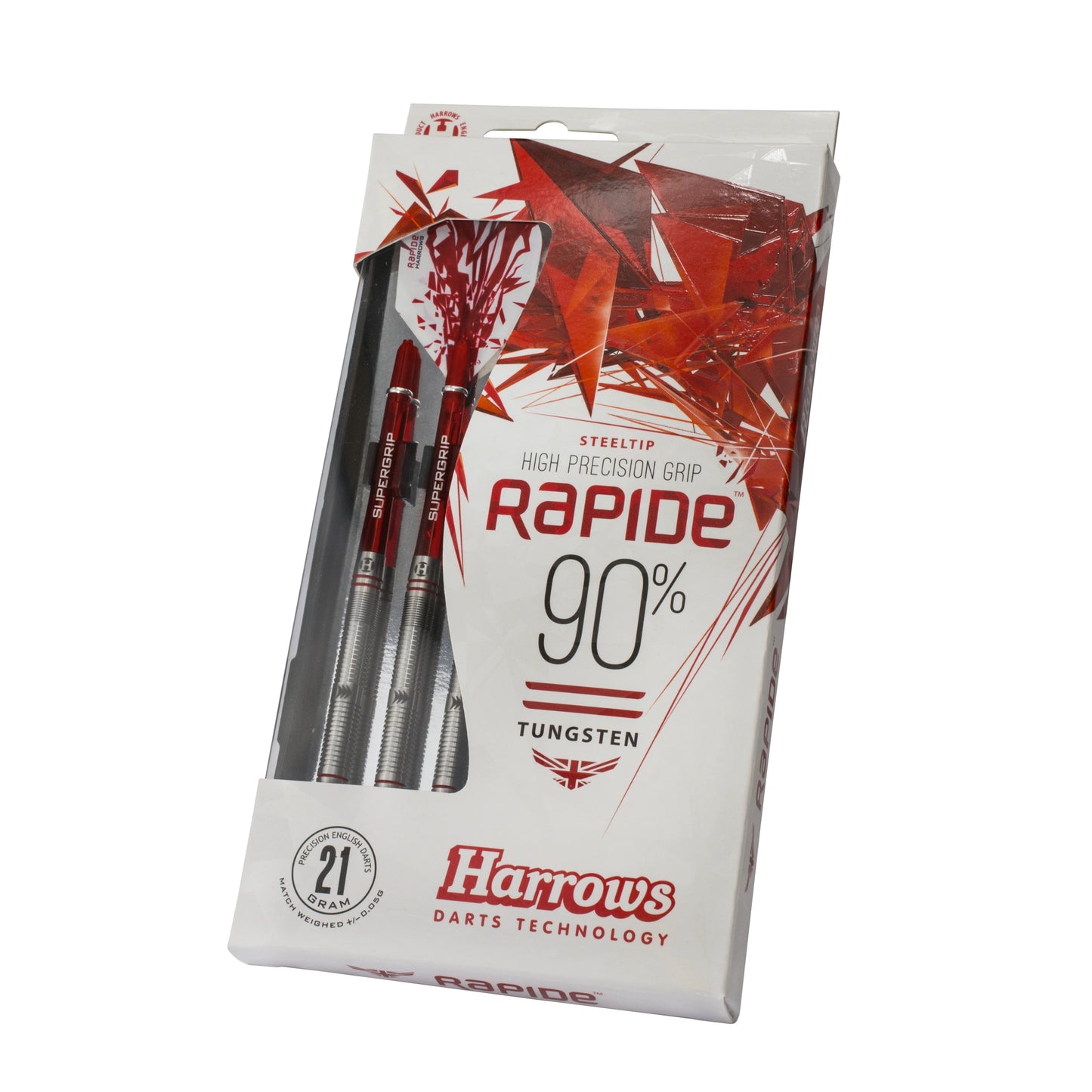 Harrows Rapide Style A 90% Tungsten Steel Tip 21g Darts